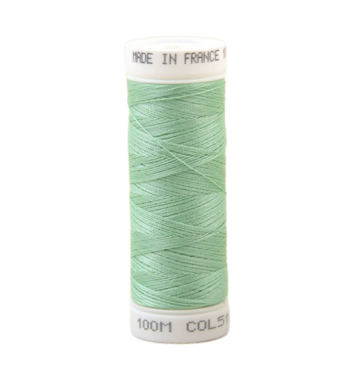 Fil à coudre polyester 100m made in France - vert rivage 511