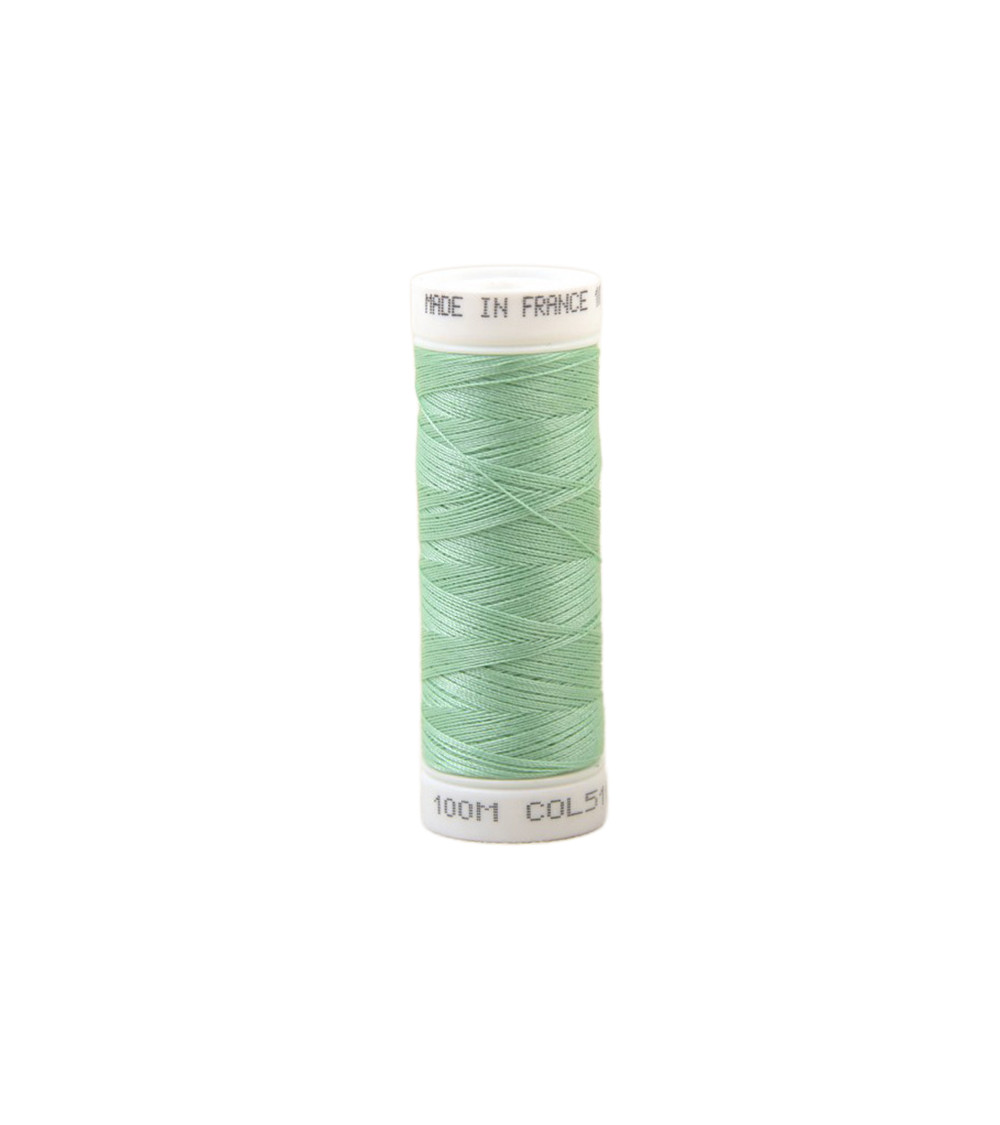 Polyester sewing thread 100m made in France - green shore 511