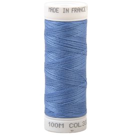 Fil à coudre polyester 100m made in France - bleu groenland 332