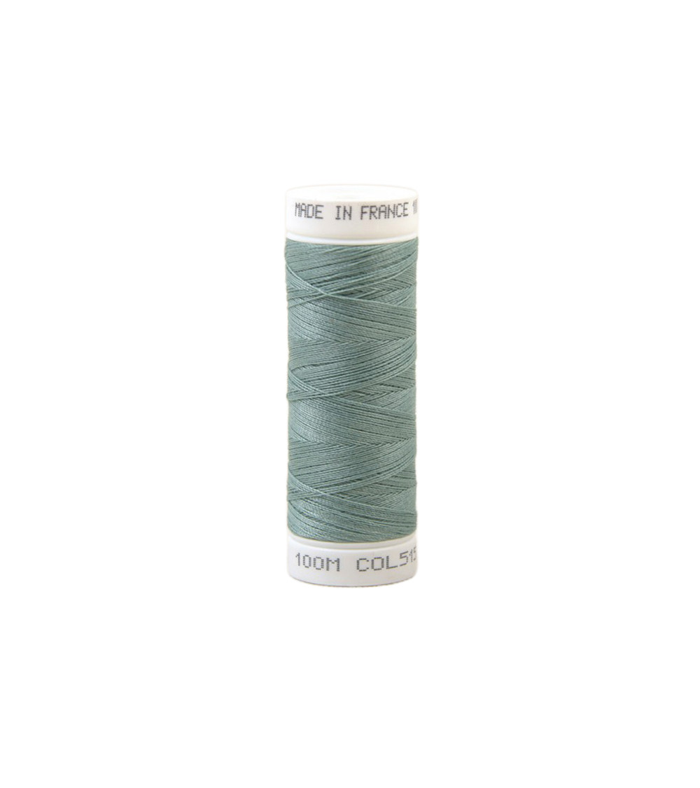 Hilo de coser de poliéster 100m fabricado en Francia - verde almendra 515