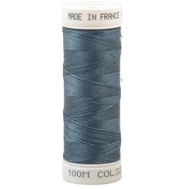 Fil à coudre polyester 100m made in France - bleu norvege 327