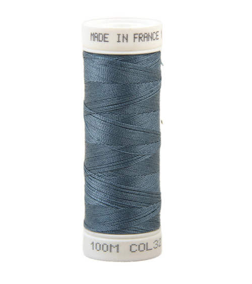 Fil à coudre polyester 100m made in France - bleu norvege 327