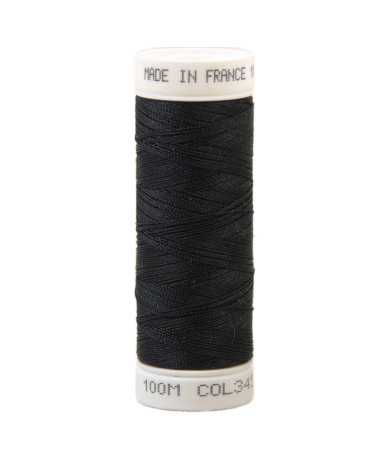 Polyester-Nähgarn 100 m, hergestellt in Frankreich – Marineblau 345