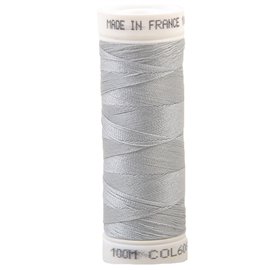 Fil à coudre polyester 100m made in France - gris mercure 608