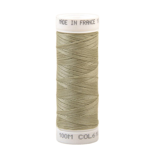 Polyester sewing thread 100m made in France - dove gray 610