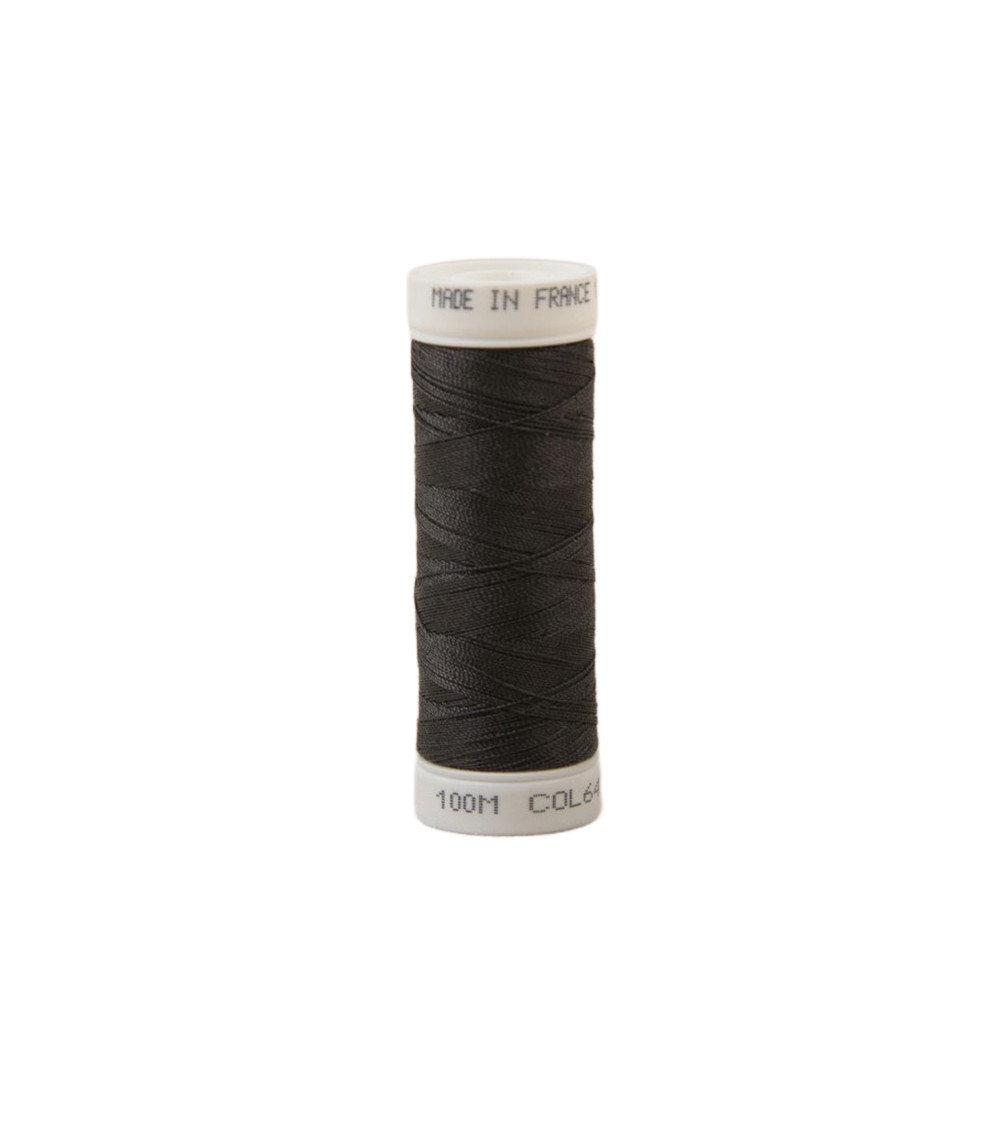 Polyester sewing thread 100m made in France - taupe 645