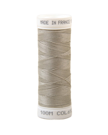Fil à coudre polyester 100m made in France - platine 612