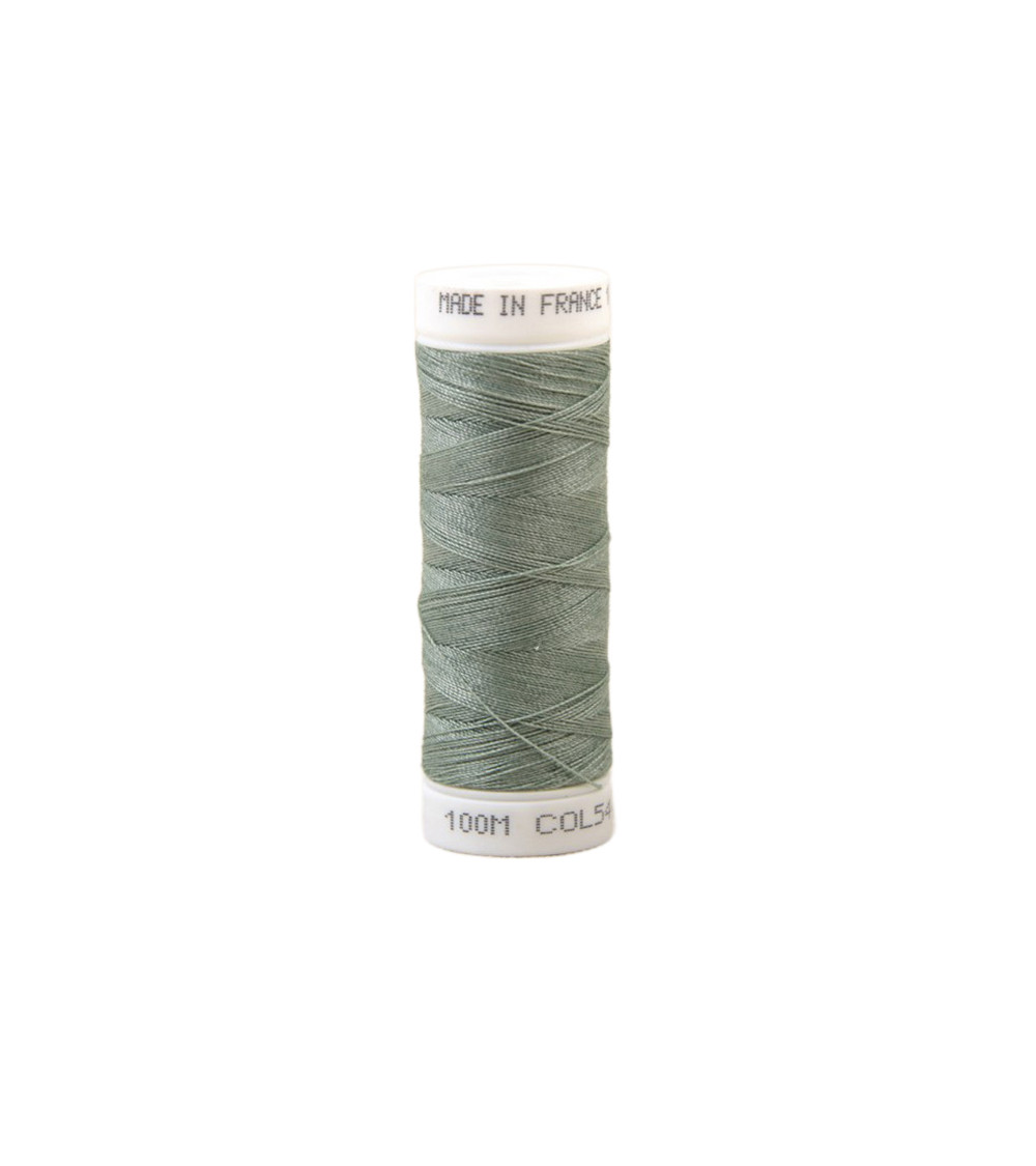 Fil à coudre polyester 100m made in France - vert officier 544