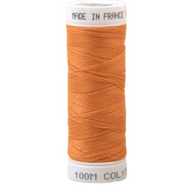 Fil à coudre polyester 100m made in France - orange 179