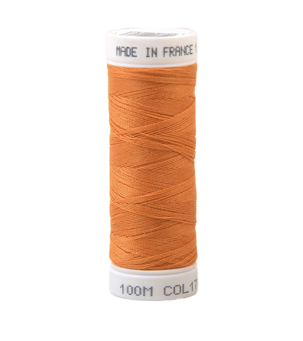 Fil à coudre polyester 100m made in France - orange 179