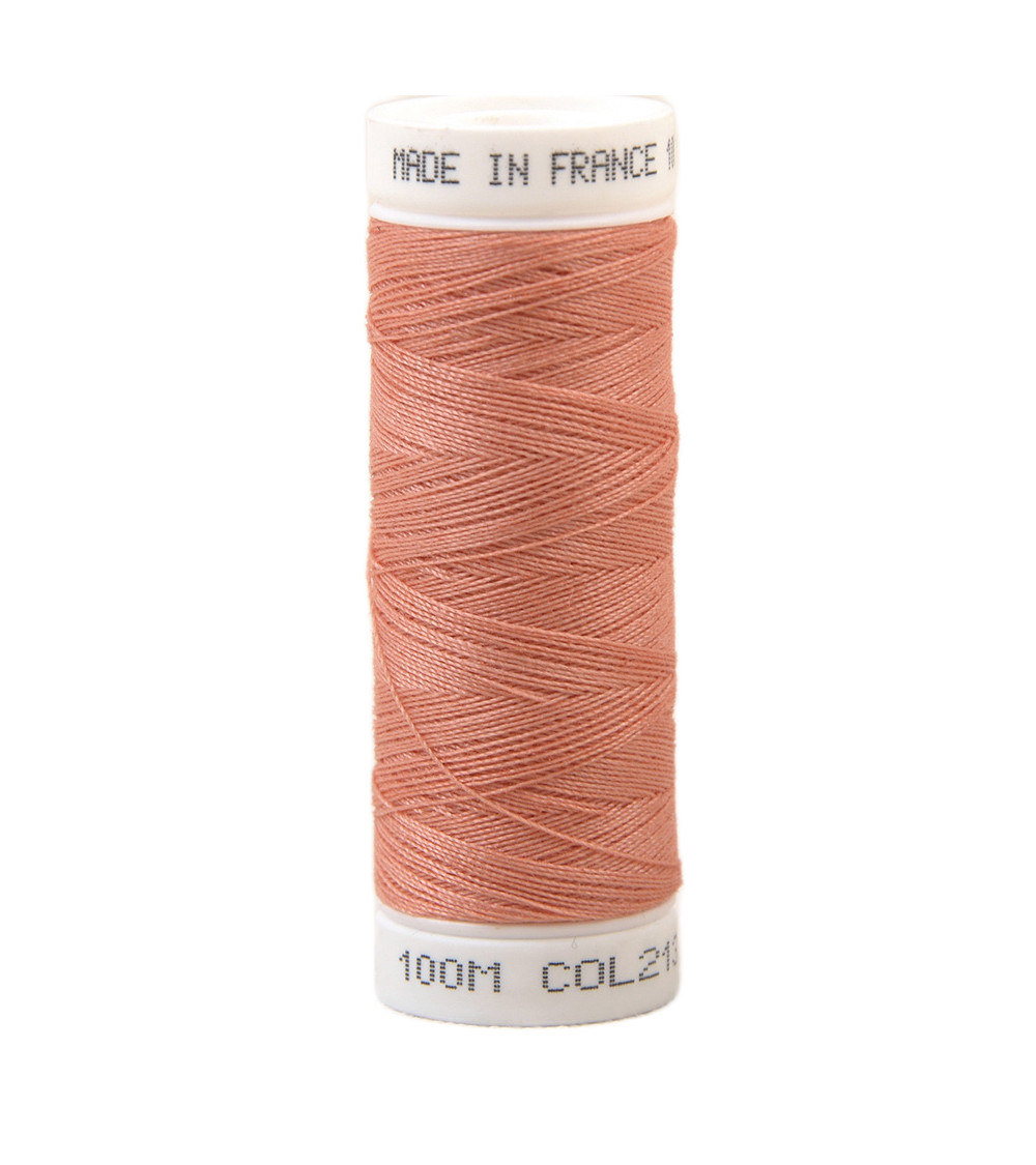 Polyester-Nähgarn 100 m, hergestellt in Frankreich – Bengali-Orange 213