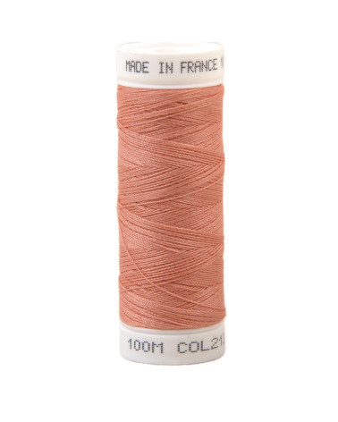 Polyester-Nähgarn 100 m, hergestellt in Frankreich – Bengali-Orange 213