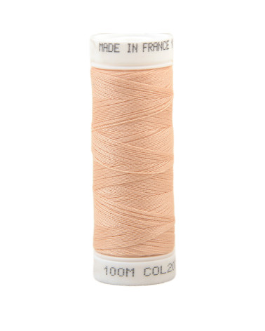Fil à coudre polyester 100m made in France - beige aloes 207