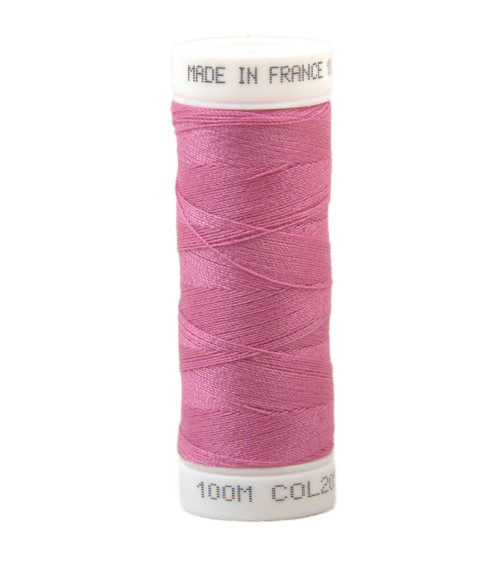 Fil à coudre polyester 100m made in France - rose saumon 205