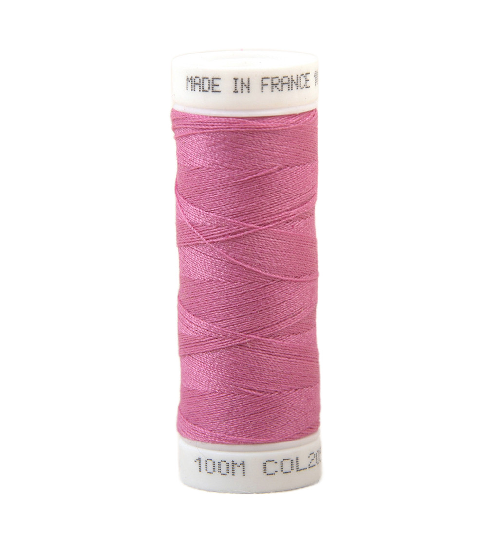 Fil à coudre polyester 100m made in France - rose saumon 205