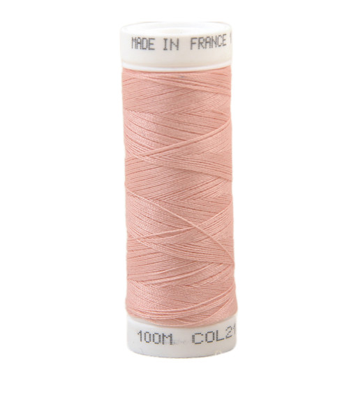 Fil à coudre polyester 100m made in France - rose 210