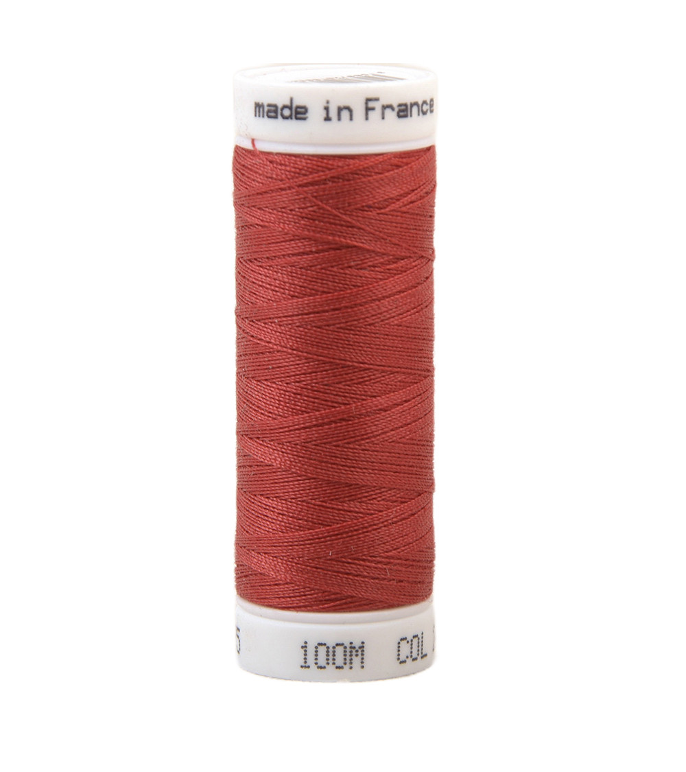Hilo de coser de poliéster 100m fabricado en Francia - griotte 236