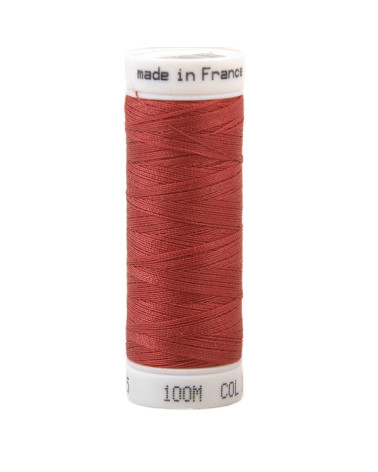 Fil à coudre polyester 100m made in France - griotte 236