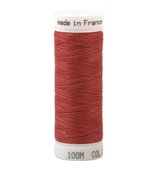 Fil à coudre polyester 100m made in France - rouge 235