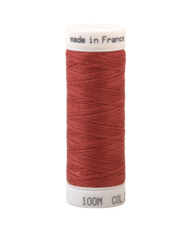 Fil à coudre polyester 100m made in France - rouge 235