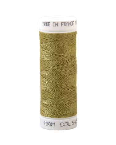 Polyester-Nähgarn 100 m, hergestellt in Frankreich – Weidengelb 545