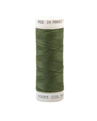 Fil à coudre polyester 100m made in France - vert de gris 549