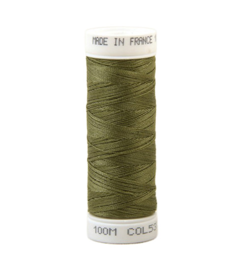 Fil à coudre polyester 100m made in France - vert verveine 537