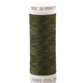 Fil à coudre polyester 100m made in France - vert sologne 563
