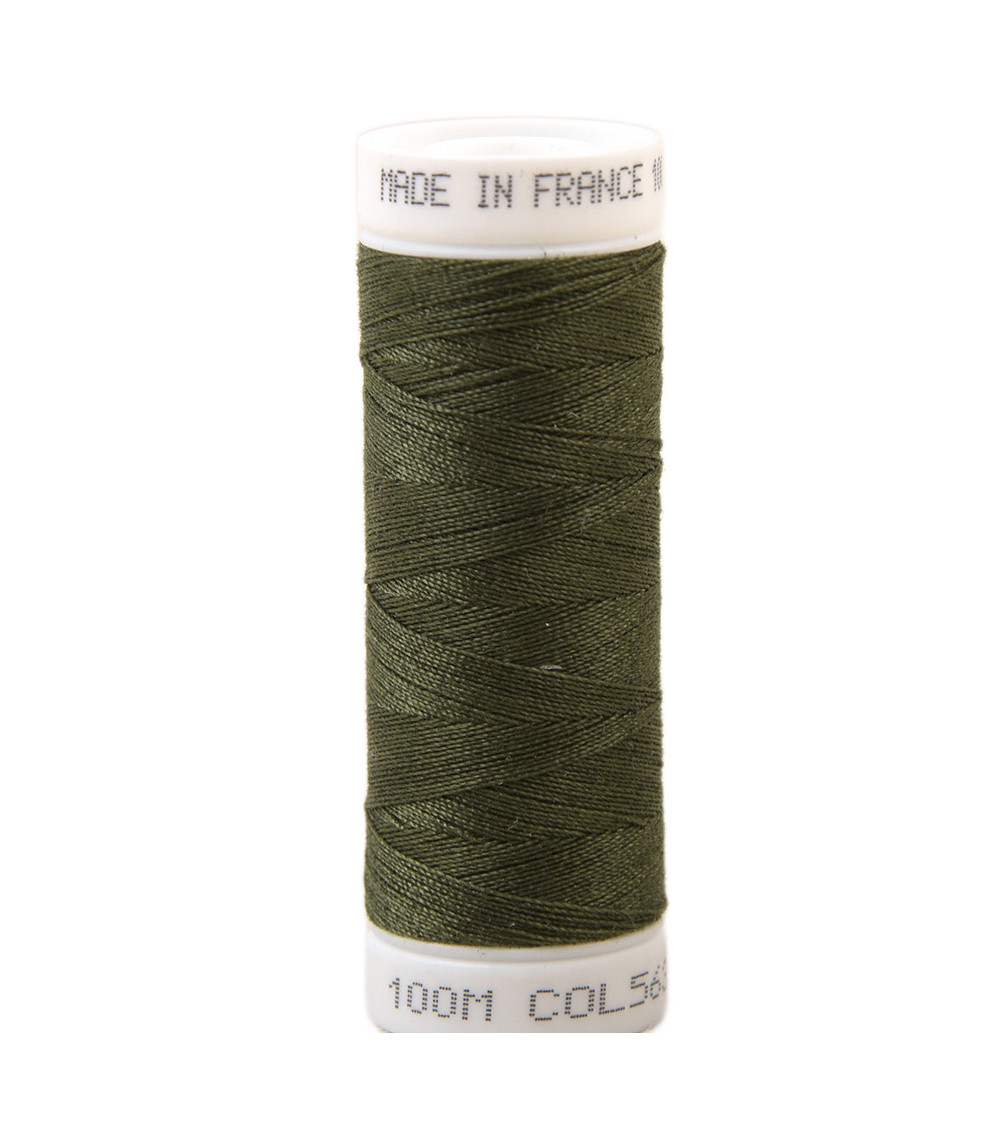 Fil à coudre polyester 100m made in France - vert sologne 563