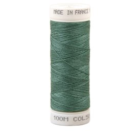Fil à coudre polyester 100m made in France - vert trefle 509