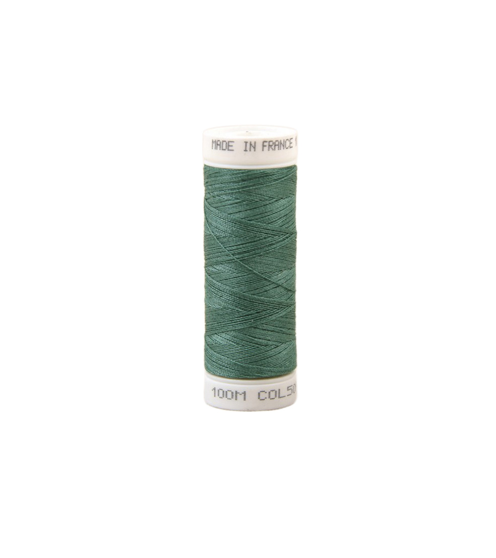 Fil à coudre polyester 100m made in France - vert trefle 509