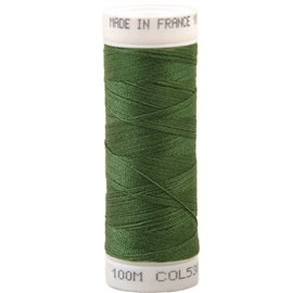 Fil à coudre polyester 100m made in France - vert sapin 530