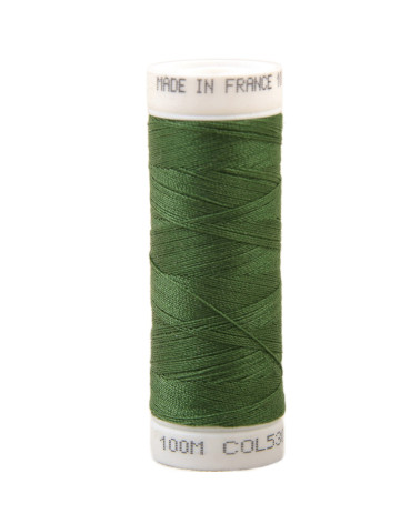 Fil à coudre polyester 100m made in France - vert sapin 530