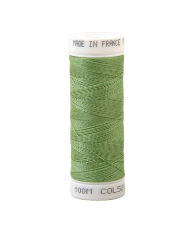 Fil à coudre polyester 100m made in France - vert basilic 523