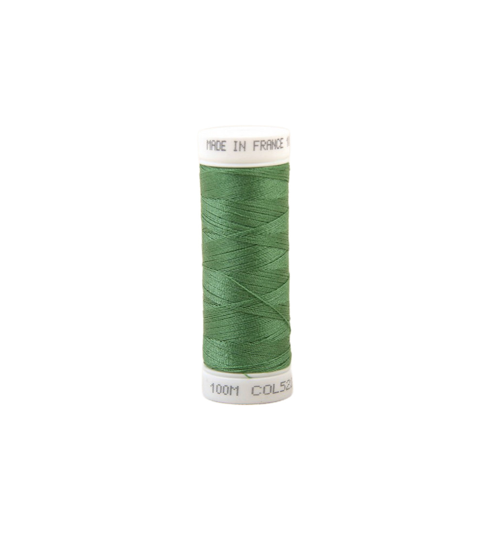 Hilo de coser de poliéster 100m fabricado en Francia - perifollo verde 522