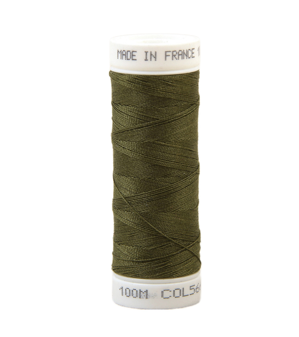Polyester sewing thread 100m made in France - trellis 566