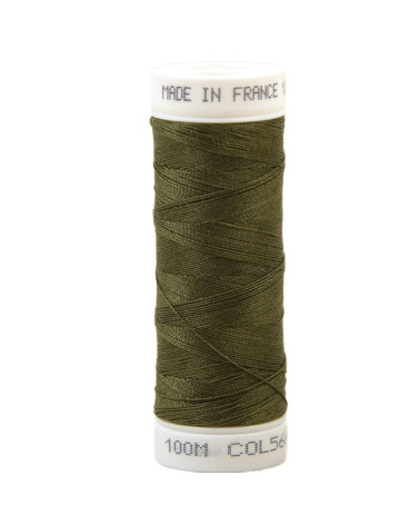 Polyester sewing thread 100m made in France - trellis 566
