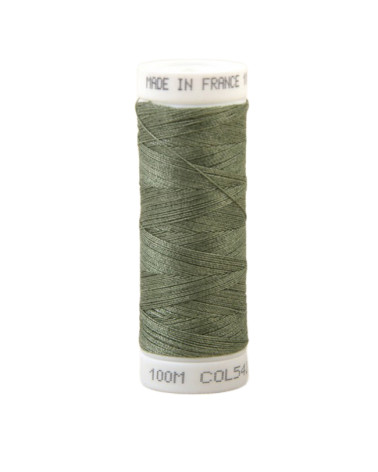 Hilo de coser de poliéster 100m fabricado en Francia - verde pistacho 542