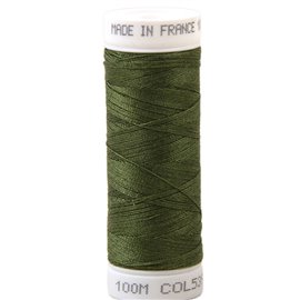 Fil à coudre polyester 100m made in France - vert foret 539