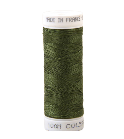 Fil à coudre polyester 100m made in France - vert foret 539