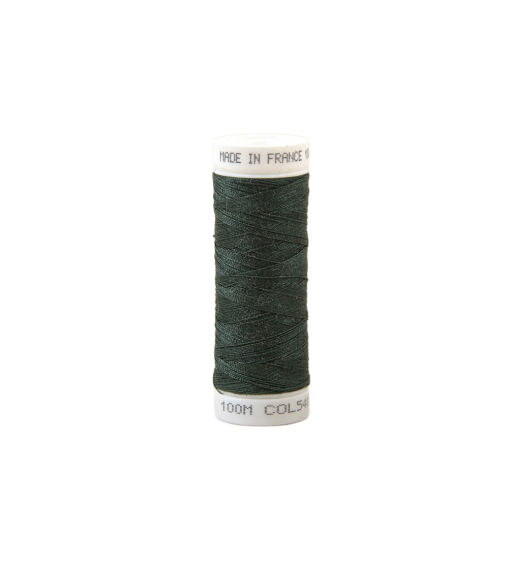 Fil à coudre polyester 100m made in France - vert bouteille 540