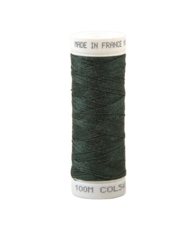 Fil à coudre polyester 100m made in France - vert bouteille 540