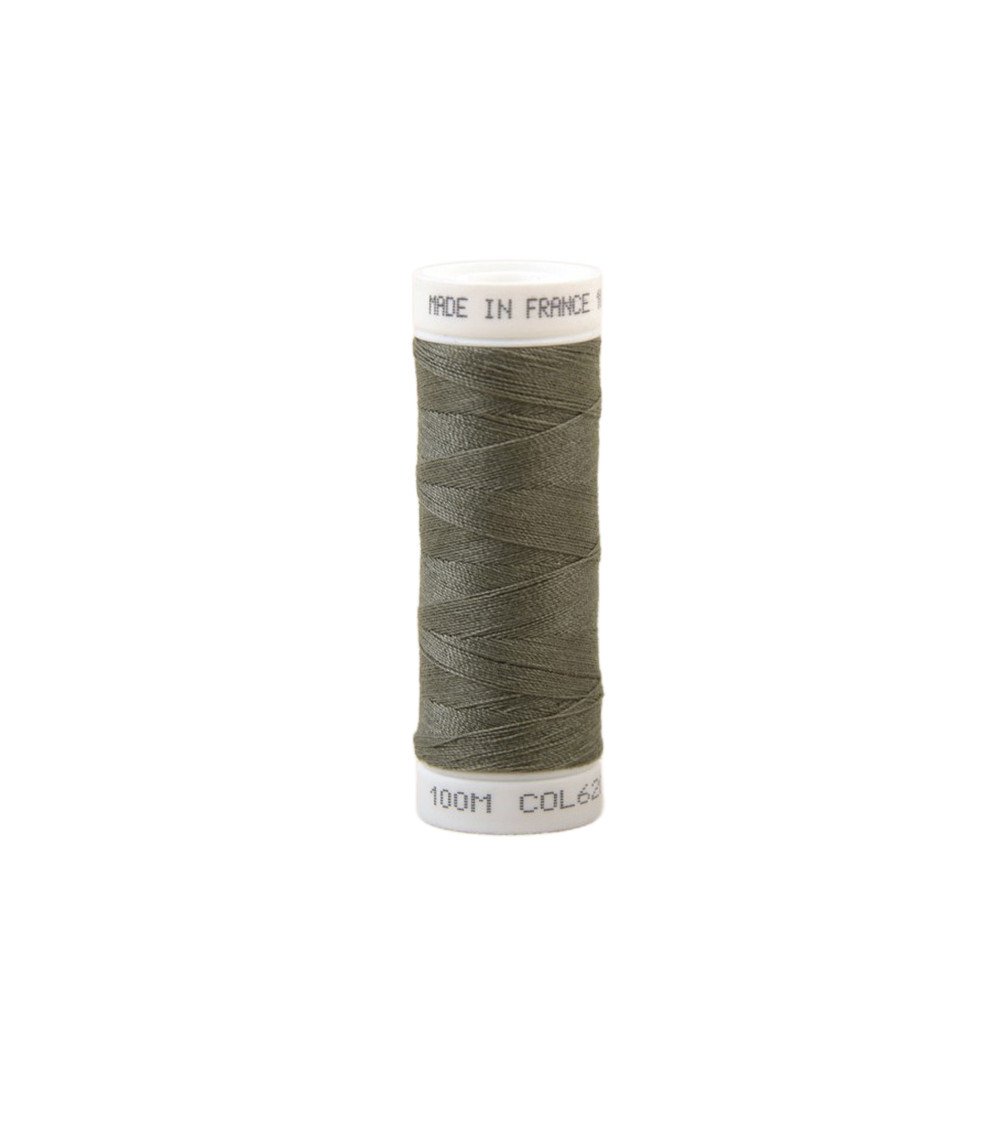 Fil à coudre polyester 100m made in France - vert tempete 620