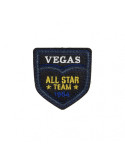 Ecusson thermocollant Equipe Vegas Denim foncé 4,5cm x 5,5cm