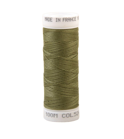 Fil à coudre polyester 100m made in France - vert tilleul 524