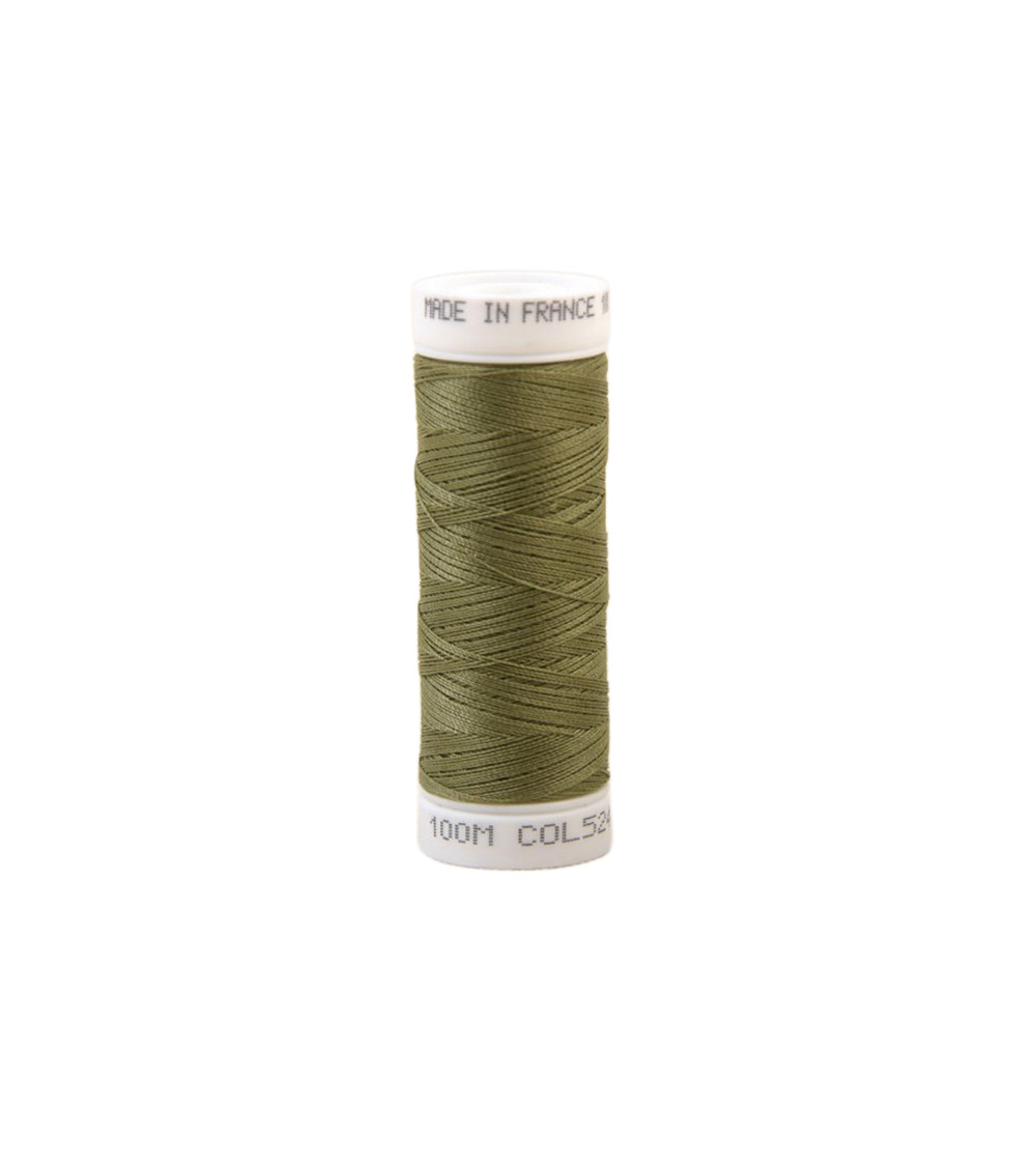 Fil à coudre polyester 100m made in France - vert tilleul 524