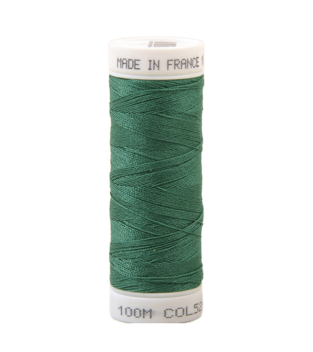 Fil à coudre polyester 100m made in France - vert gazon 529