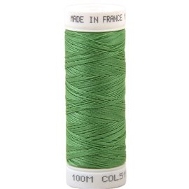 Fil à coudre polyester 100m made in France - vert pomme 519