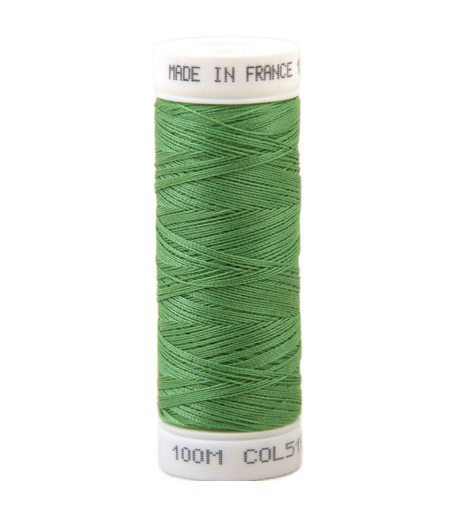 Fil à coudre polyester 100m made in France - vert pomme 519