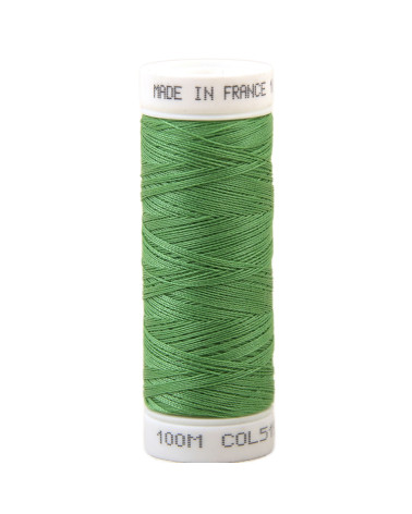 Fil à coudre polyester 100m made in France - vert pomme 519